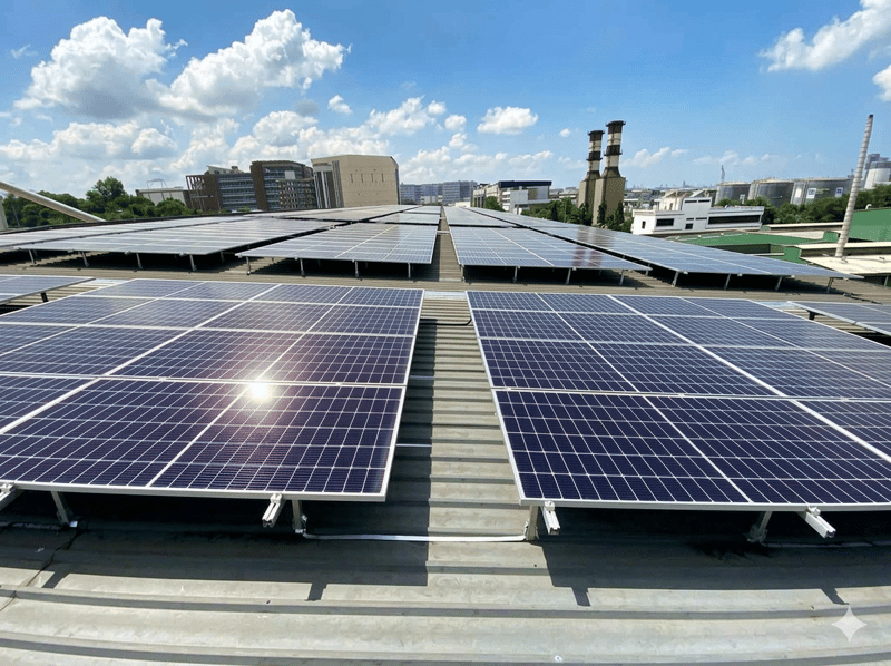 Peak Enery 10MW Singapore project solar rooftop