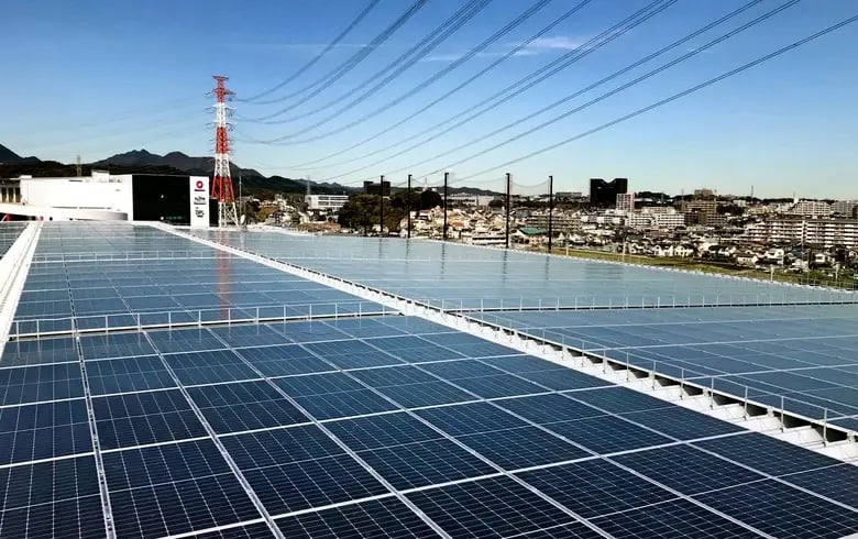 Peak Energy Japan industrial rooftop solar
