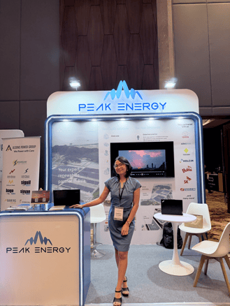 Peak Energy’s exhibition booth at PRECE 2026.